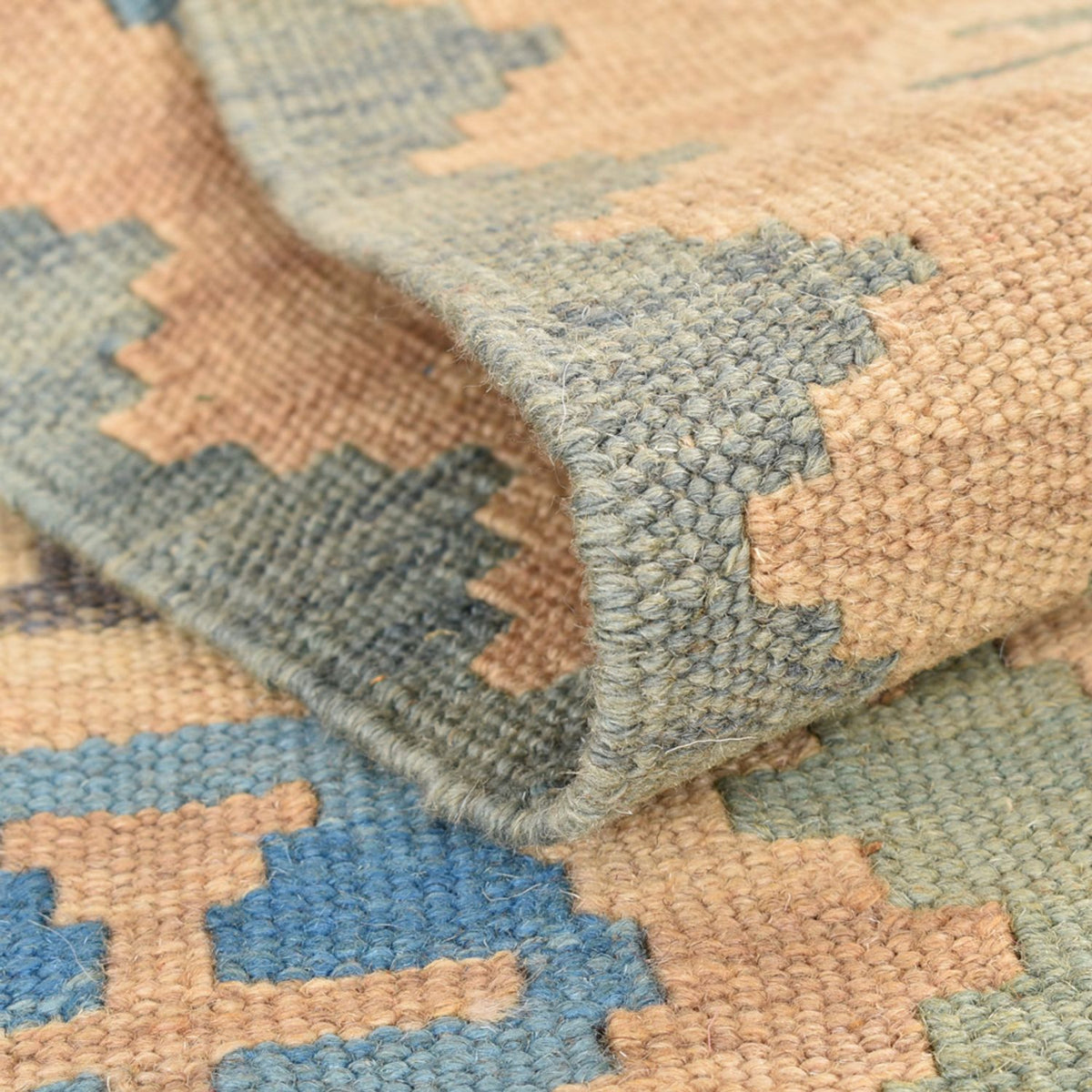 Runner Kelim Carpet - orientalisk matta - 195 x 60 cm - flerfärgad