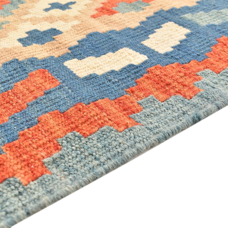 Runner Kelim Carpet - orientalisk matta - 210 x 67 cm - flerfärgad