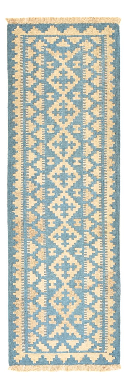 Runner Kelim Carpet - orientalisk matta - 199 x 64 cm - flerfärgad
