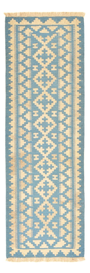 Runner Kelim Carpet - orientalisk matta - 199 x 64 cm - flerfärgad