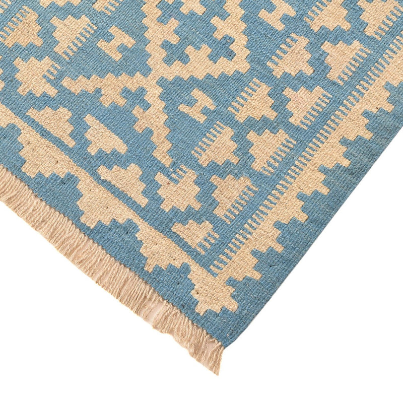 Runner Kelim Carpet - orientalisk matta - 199 x 64 cm - flerfärgad