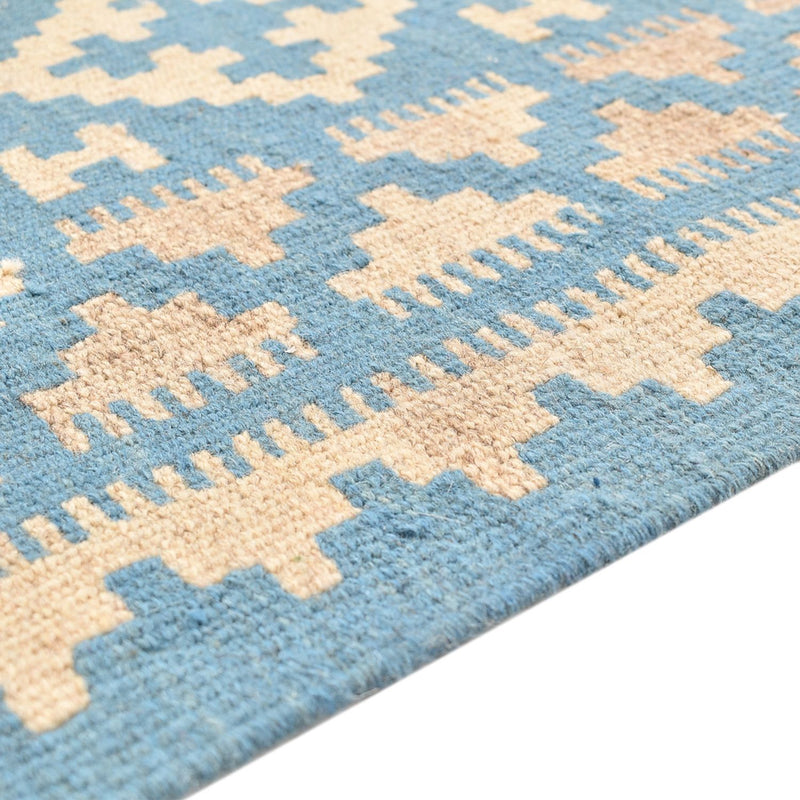 Runner Kelim Carpet - orientalisk matta - 199 x 64 cm - flerfärgad