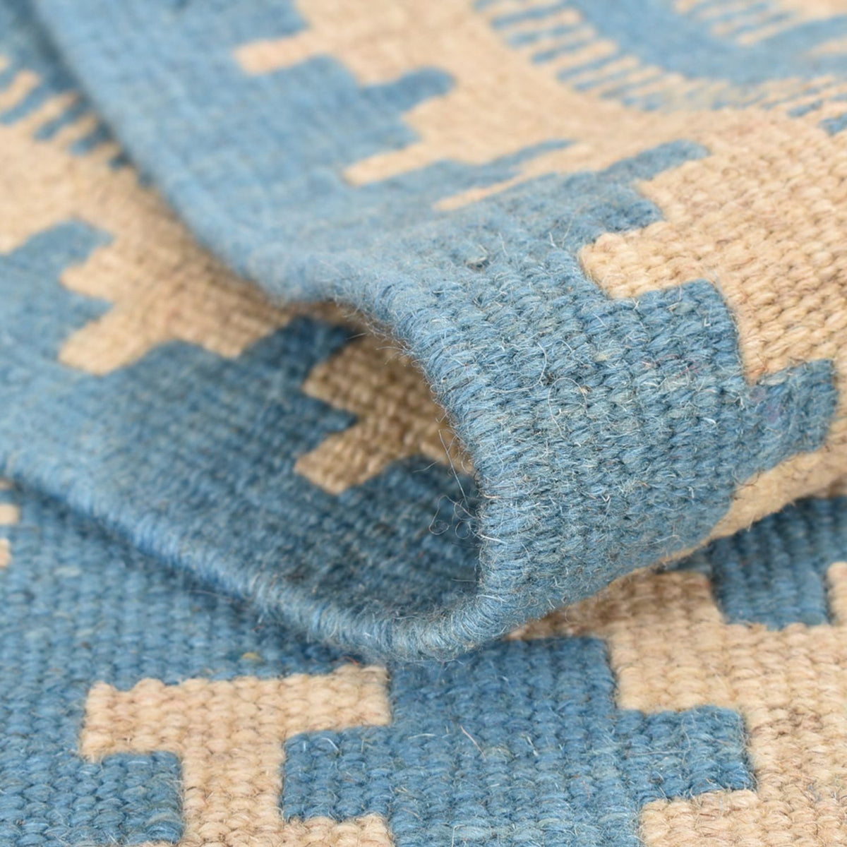 Runner Kelim Carpet - orientalisk matta - 199 x 64 cm - flerfärgad