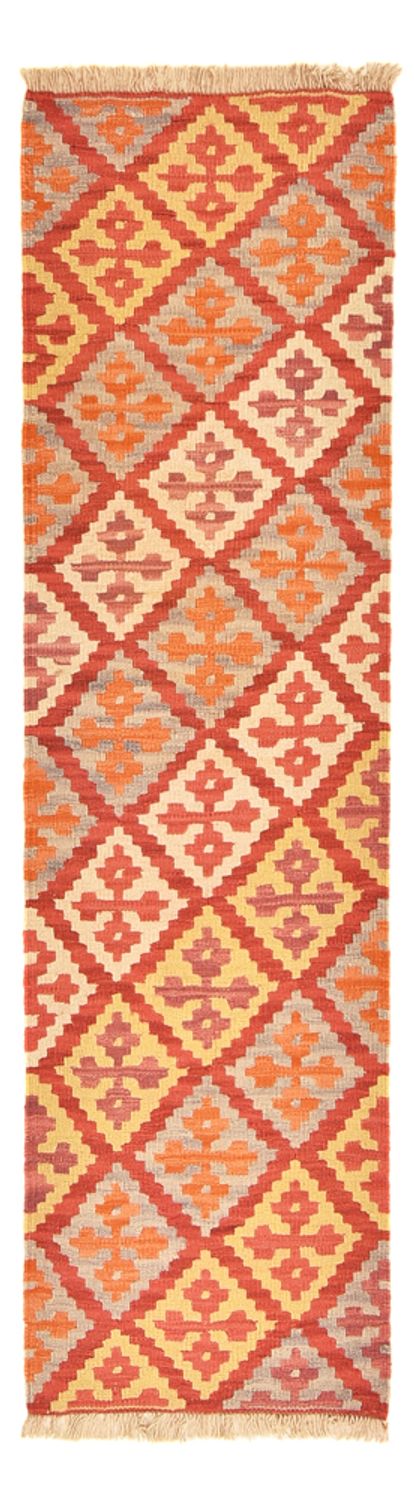 Runner Kelim Carpet - orientalisk matta - 201 x 58 cm - flerfärgad