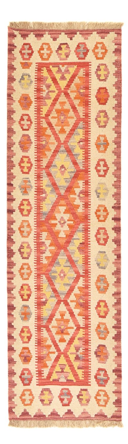 Runner Kelim Carpet - orientalisk matta - 201 x 60 cm - flerfärgad