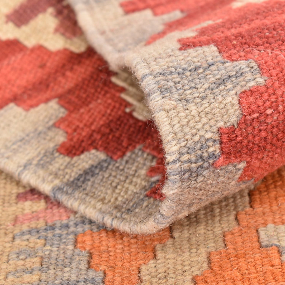 Runner Kelim Carpet - orientalisk matta - 198 x 63 cm - flerfärgad