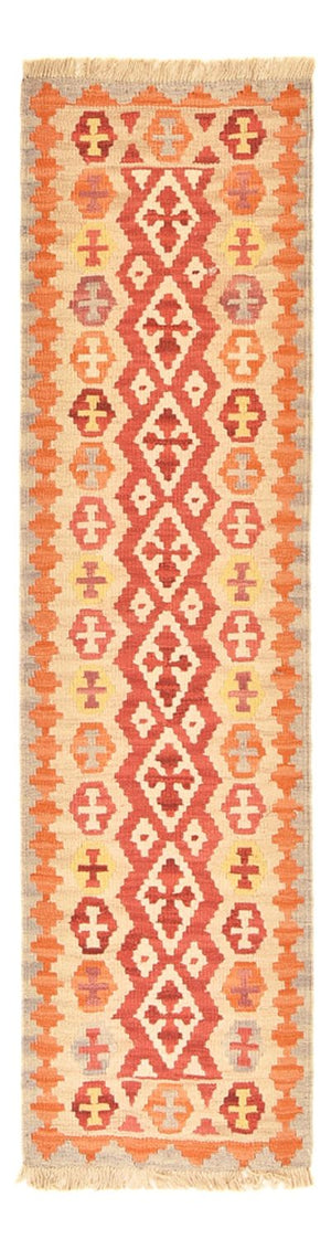 Runner Kelim Carpet - orientalisk matta - 199 x 55 cm - flerfärgad