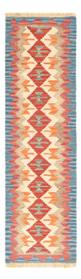 Runner Kelim Carpet - orientalisk matta - 196 x 56 cm - flerfärgad
