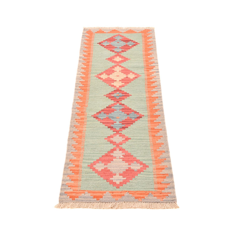 Runner Kelim Carpet - orientalisk matta - 190 x 54 cm - flerfärgad