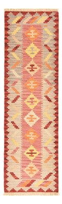 Runner Kelim Carpet - orientalisk matta - 204 x 61 cm - flerfärgad