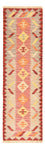 Runner Kelim Carpet - orientalisk matta - 204 x 61 cm - flerfärgad