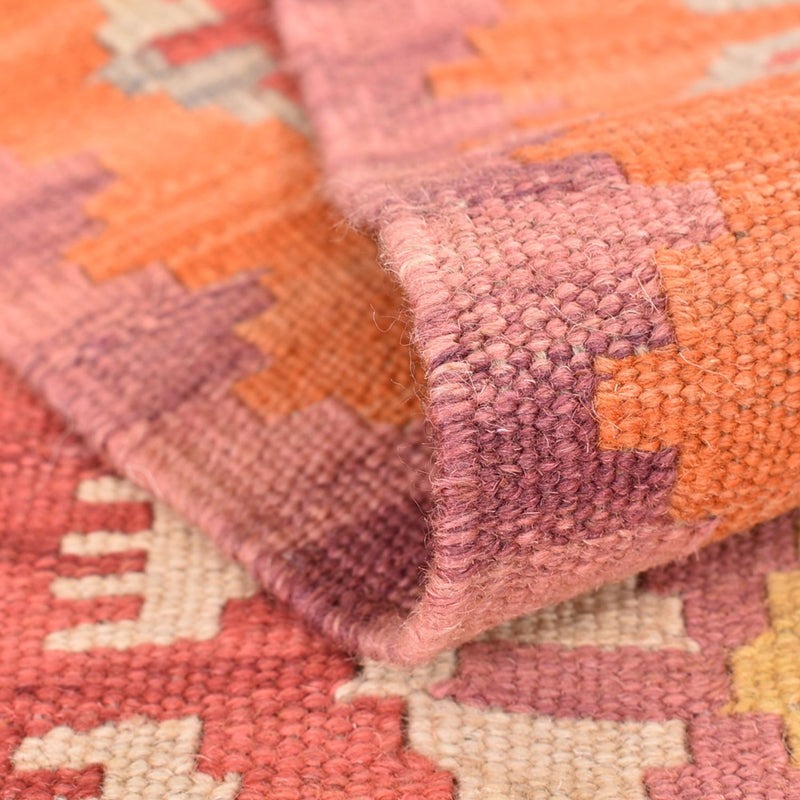 Runner Kelim Carpet - orientalisk matta - 201 x 61 cm - flerfärgad