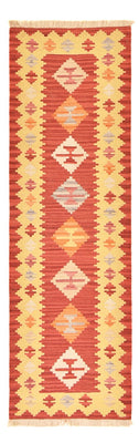 Runner Kelim Carpet - orientalisk matta - 197 x 60 cm - flerfärgad