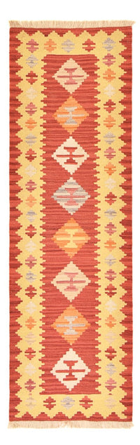 Runner Kelim Carpet - orientalisk matta - 197 x 60 cm - flerfärgad