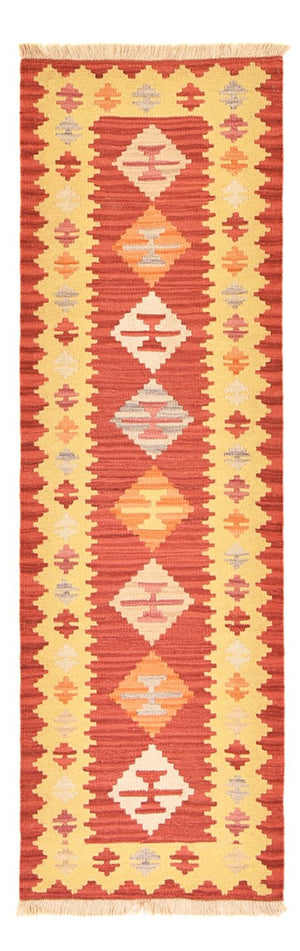 Runner Kelim Carpet - orientalisk matta - 197 x 60 cm - flerfärgad
