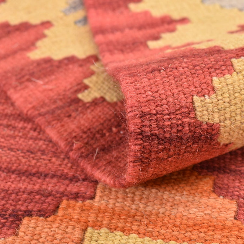 Runner Kelim Carpet - orientalisk matta - 197 x 60 cm - flerfärgad