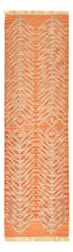 Runner Kelim Carpet - orientalisk matta - 193 x 58 cm - flerfärgad