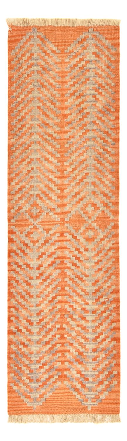 Runner Kelim Carpet - orientalisk matta - 193 x 58 cm - flerfärgad