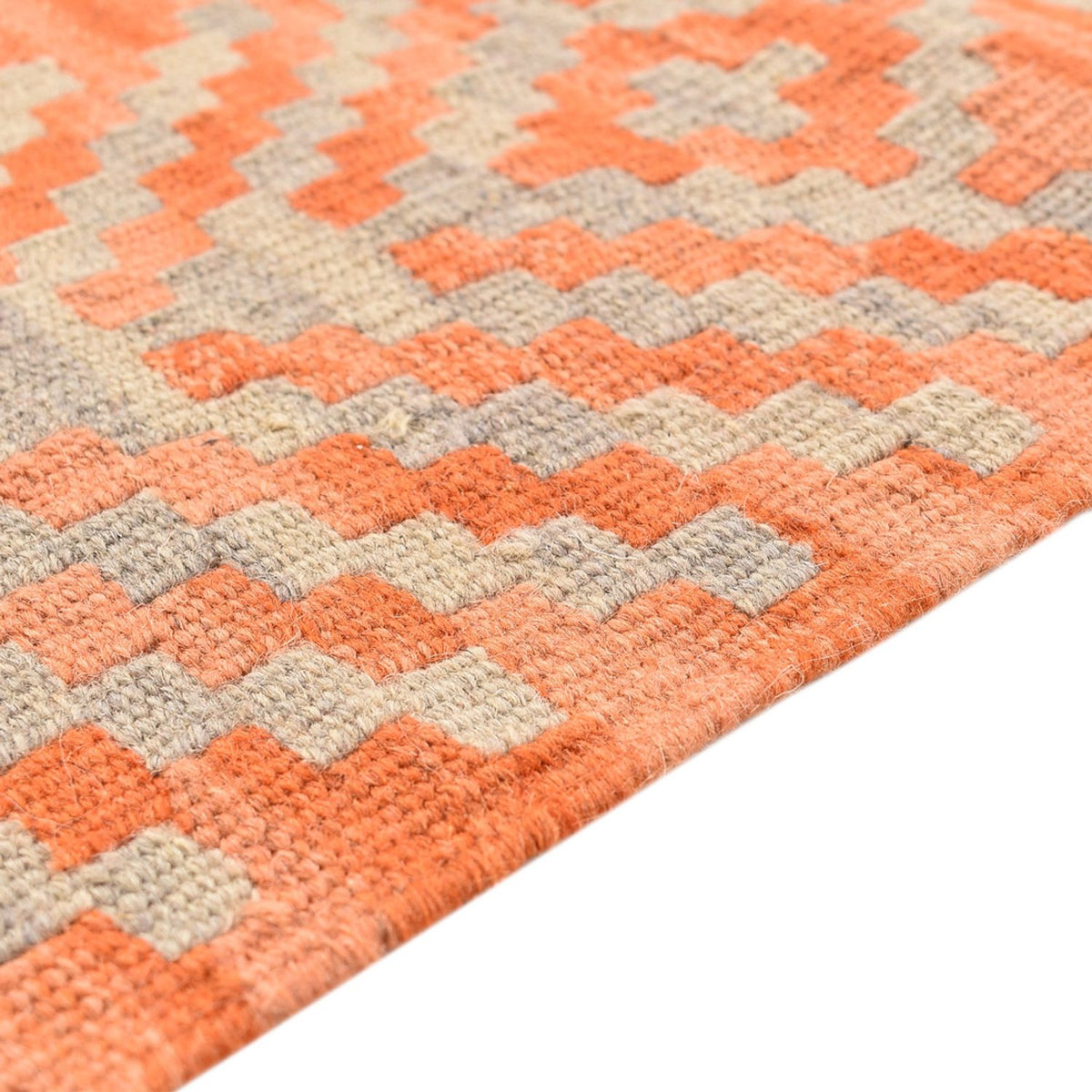 Runner Kelim Carpet - orientalisk matta - 193 x 58 cm - flerfärgad