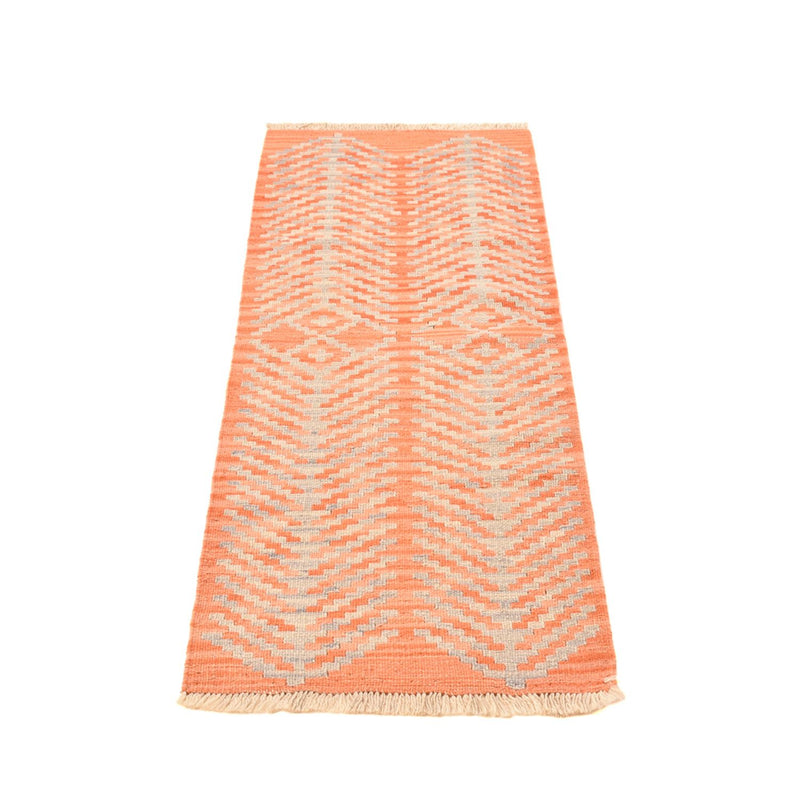 Runner Kelim Carpet - orientalisk matta - 193 x 58 cm - flerfärgad