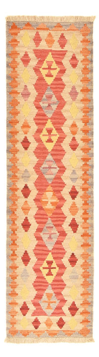 Runner Kelim Carpet - orientalisk matta - 195 x 54 cm - flerfärgad