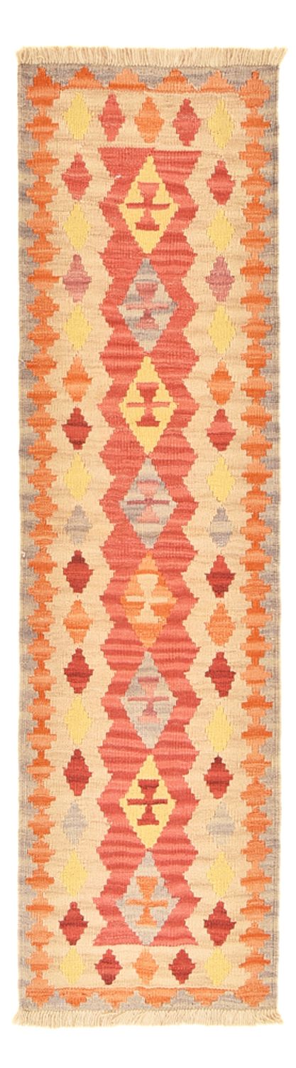 Runner Kelim Carpet - orientalisk matta - 195 x 54 cm - flerfärgad