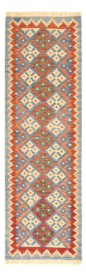 Runner Kelim Carpet - orientalisk matta - 193 x 64 cm - flerfärgad