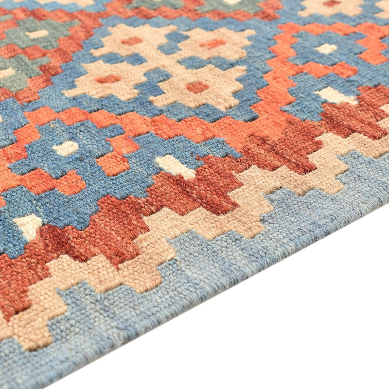 Runner Kelim Carpet - orientalisk matta - 193 x 64 cm - flerfärgad