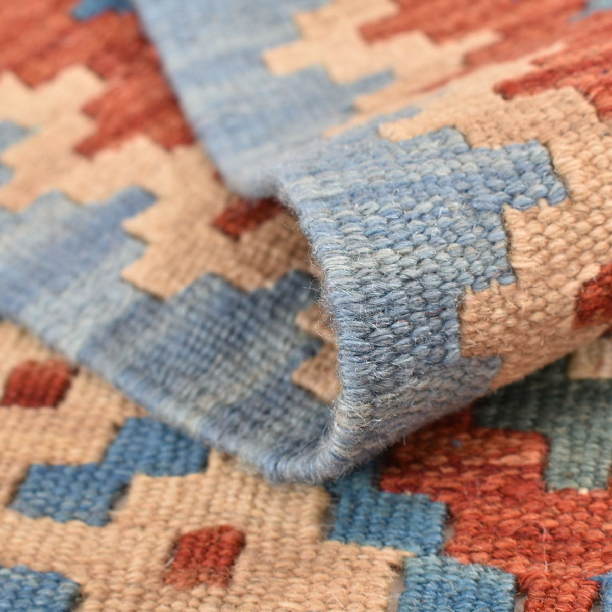 Runner Kelim Carpet - orientalisk matta - 193 x 64 cm - flerfärgad