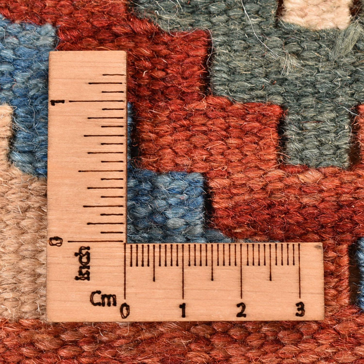 Runner Kelim Carpet - orientalisk matta - 193 x 64 cm - flerfärgad