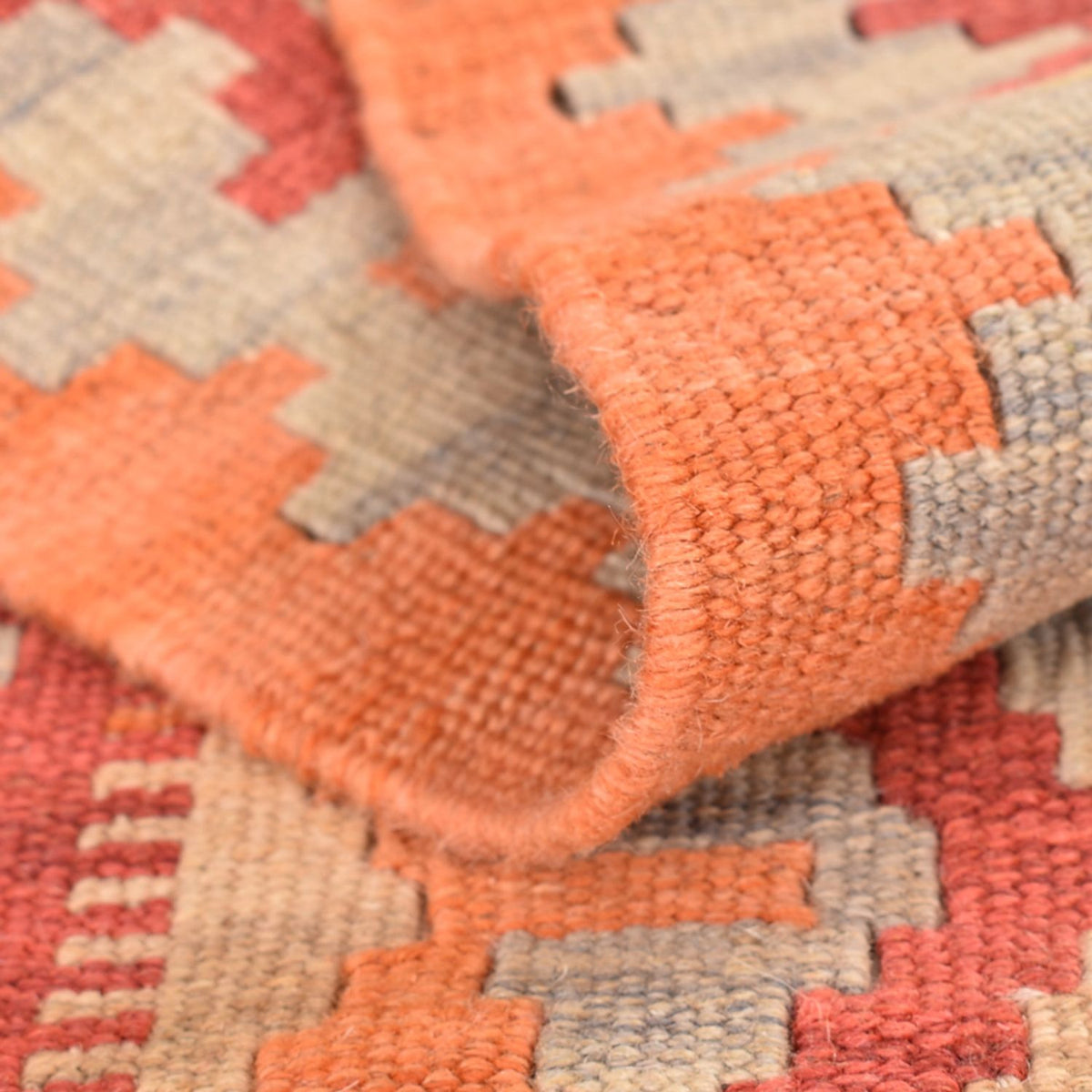 Runner Kelim Carpet - orientalisk matta - 194 x 65 cm - flerfärgad