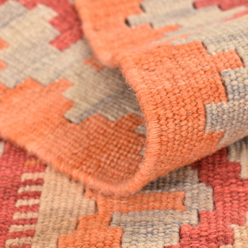 Runner Kelim Carpet - orientalisk matta - 194 x 65 cm - flerfärgad