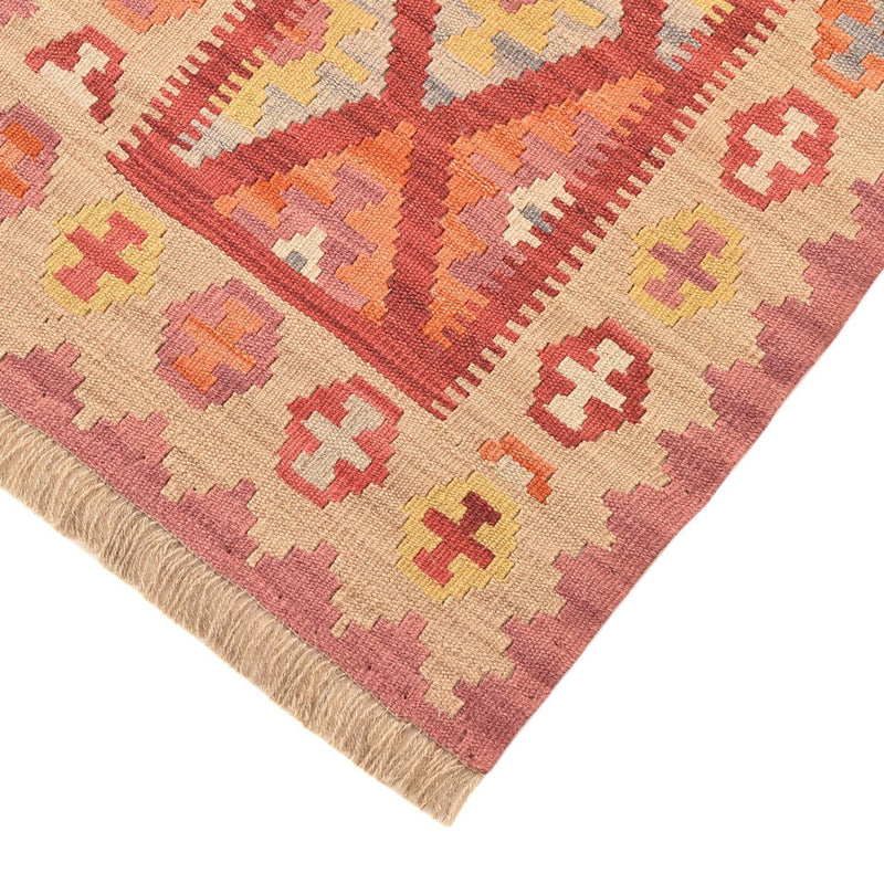 Runner Kelim Carpet - orientalisk matta - 195 x 59 cm - flerfärgad