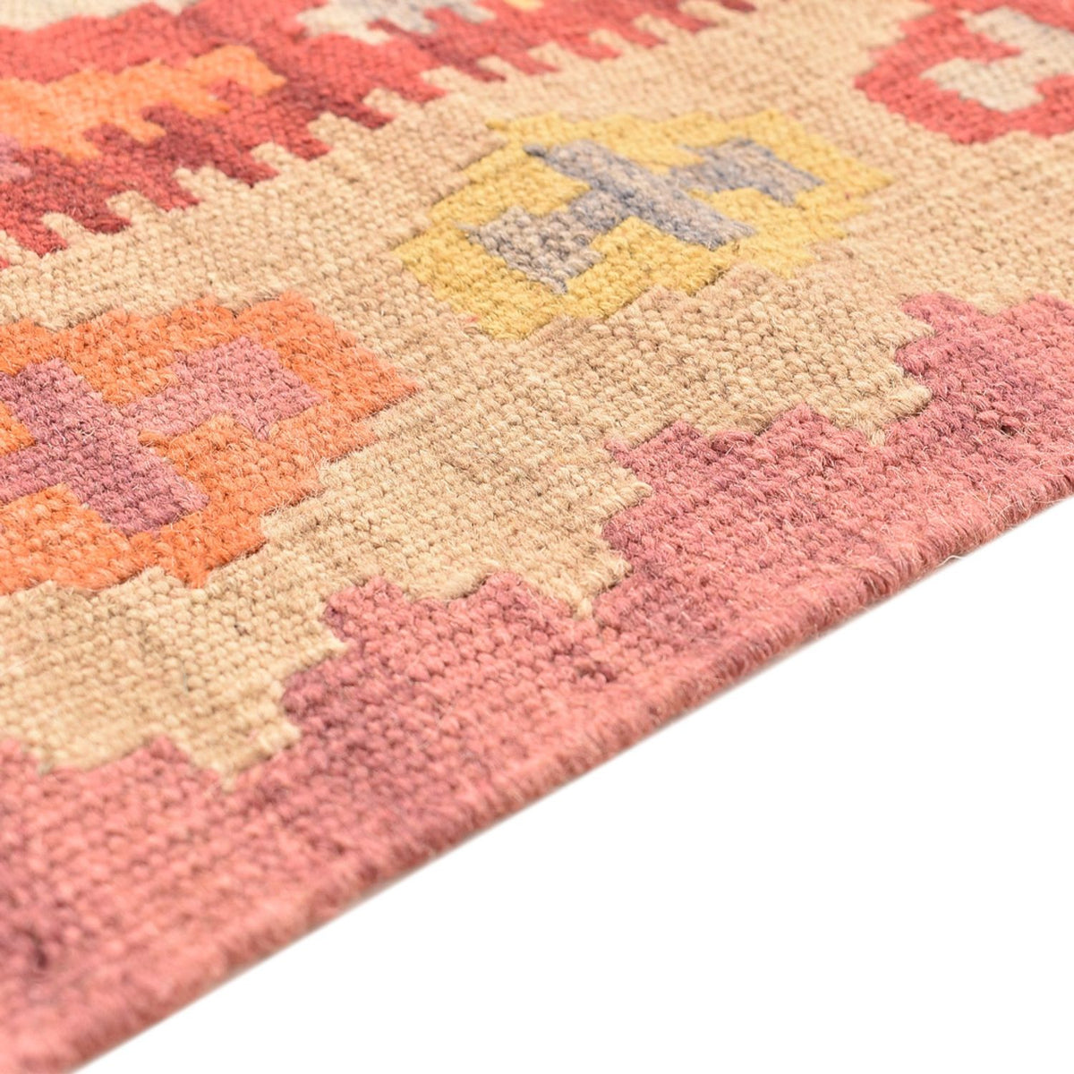 Runner Kelim Carpet - orientalisk matta - 195 x 59 cm - flerfärgad