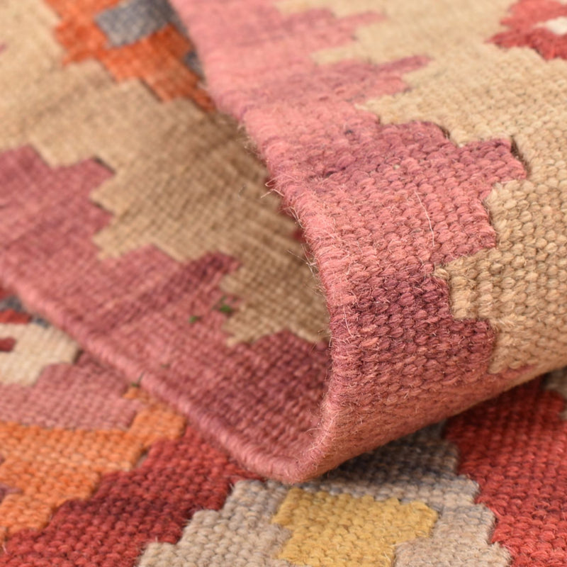 Runner Kelim Carpet - orientalisk matta - 195 x 59 cm - flerfärgad