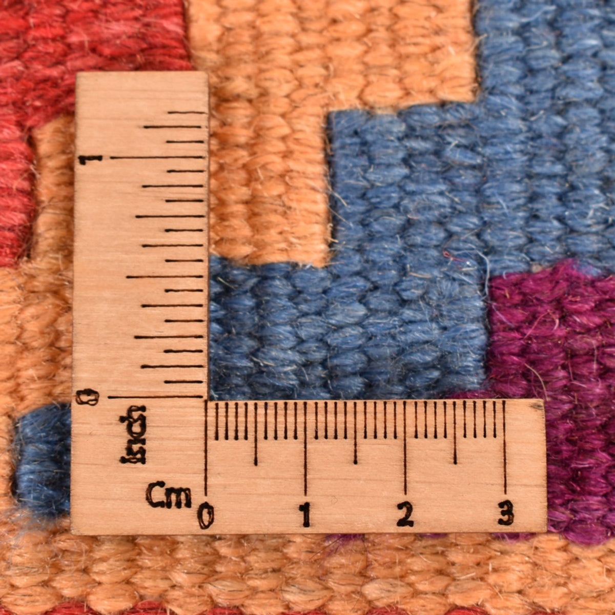 Runner Kelim Carpet - orientalisk matta - 196 x 58 cm - flerfärgad