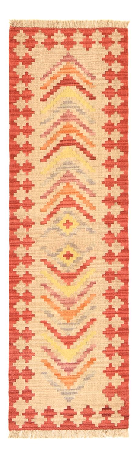 Runner Kelim Carpet - orientalisk matta - 192 x 57 cm - flerfärgad