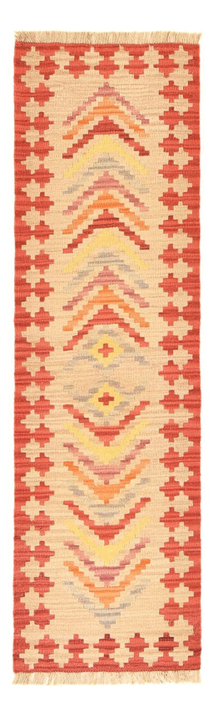 Runner Kelim Carpet - orientalisk matta - 192 x 57 cm - flerfärgad