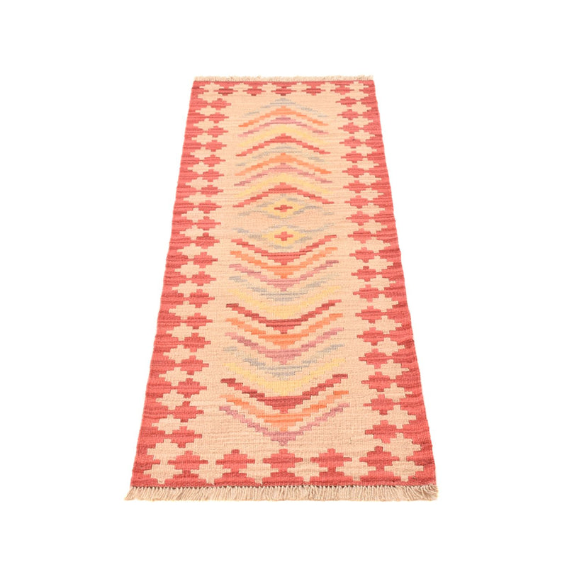 Runner Kelim Carpet - orientalisk matta - 192 x 57 cm - flerfärgad
