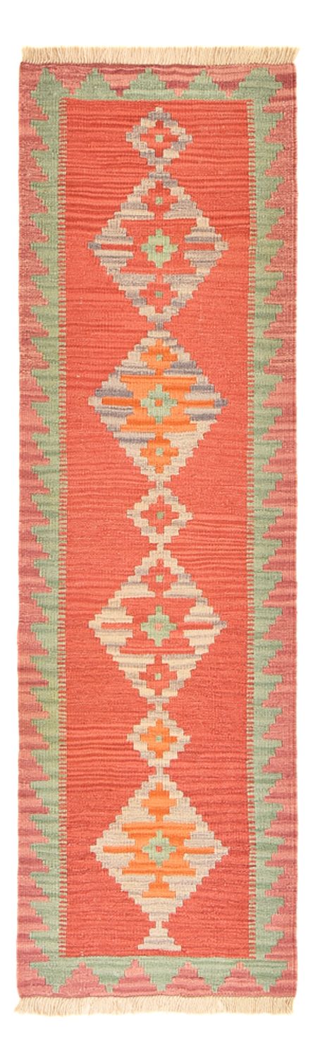 Runner Kelim Carpet - orientalisk matta - 193 x 58 cm - flerfärgad