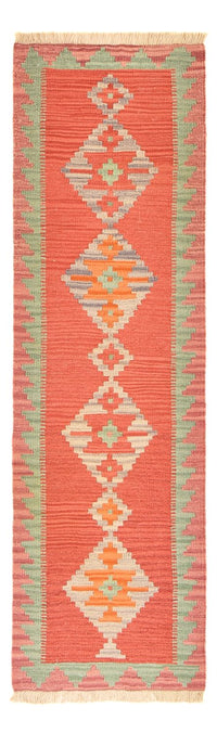 Runner Kelim Carpet - orientalisk matta - 193 x 58 cm - flerfärgad