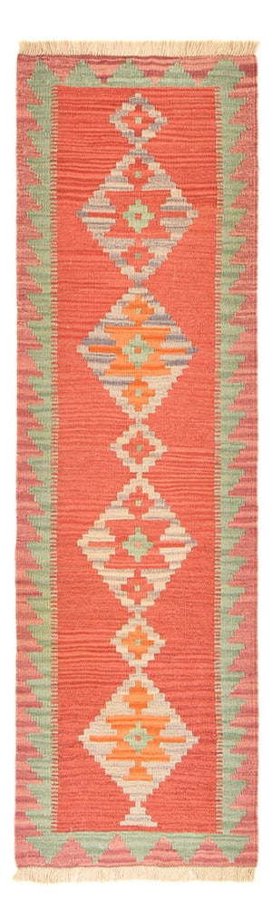 Runner Kelim Carpet - orientalisk matta - 193 x 58 cm - flerfärgad