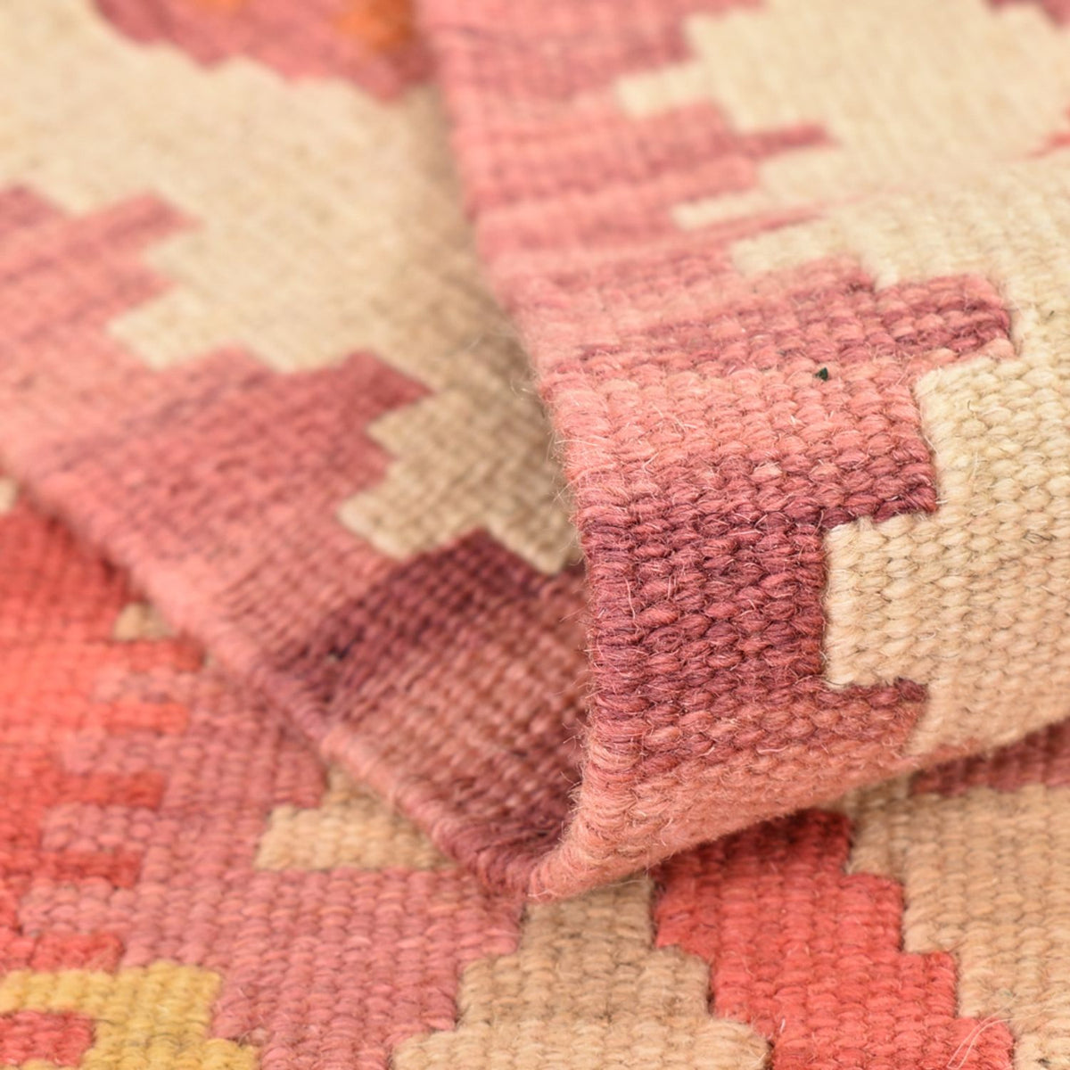 Runner Kelim Carpet - orientalisk matta - 201 x 60 cm - flerfärgad