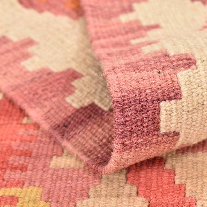 Runner Kelim Carpet - orientalisk matta - 201 x 60 cm - flerfärgad