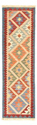Runner Kelim Carpet - orientalisk matta - 200 x 63 cm - flerfärgad