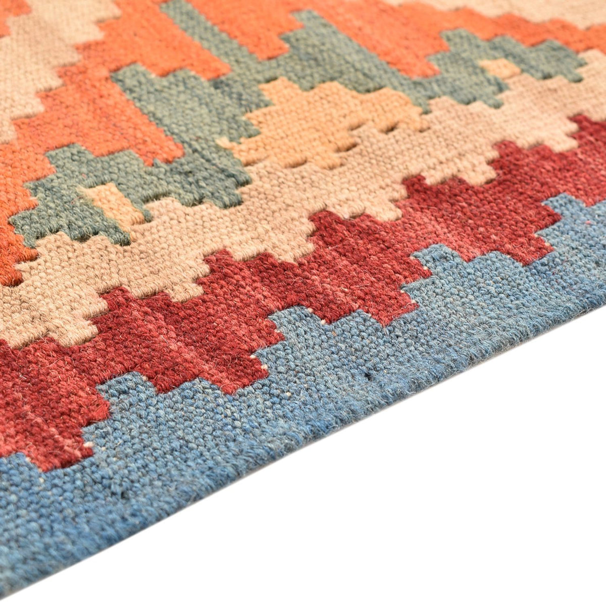 Runner Kelim Carpet - orientalisk matta - 200 x 63 cm - flerfärgad