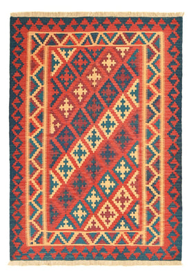 Kelim Carpet - orientalisk matta - 209 x 156 cm - flerfärgad