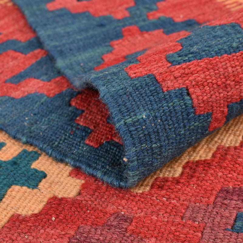 Kelim Carpet - orientalisk matta - 209 x 156 cm - flerfärgad