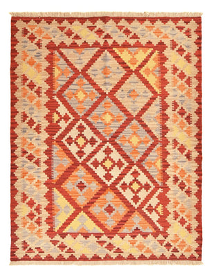 Kelim Carpet - orientalisk matta - 205 x 156 cm - flerfärgad