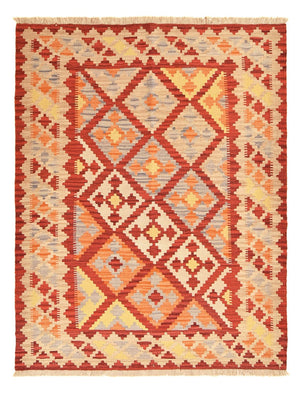 Kelim Carpet - orientalisk matta - 205 x 156 cm - flerfärgad
